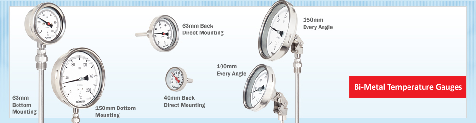 BI-Metalic Temperature Gauge